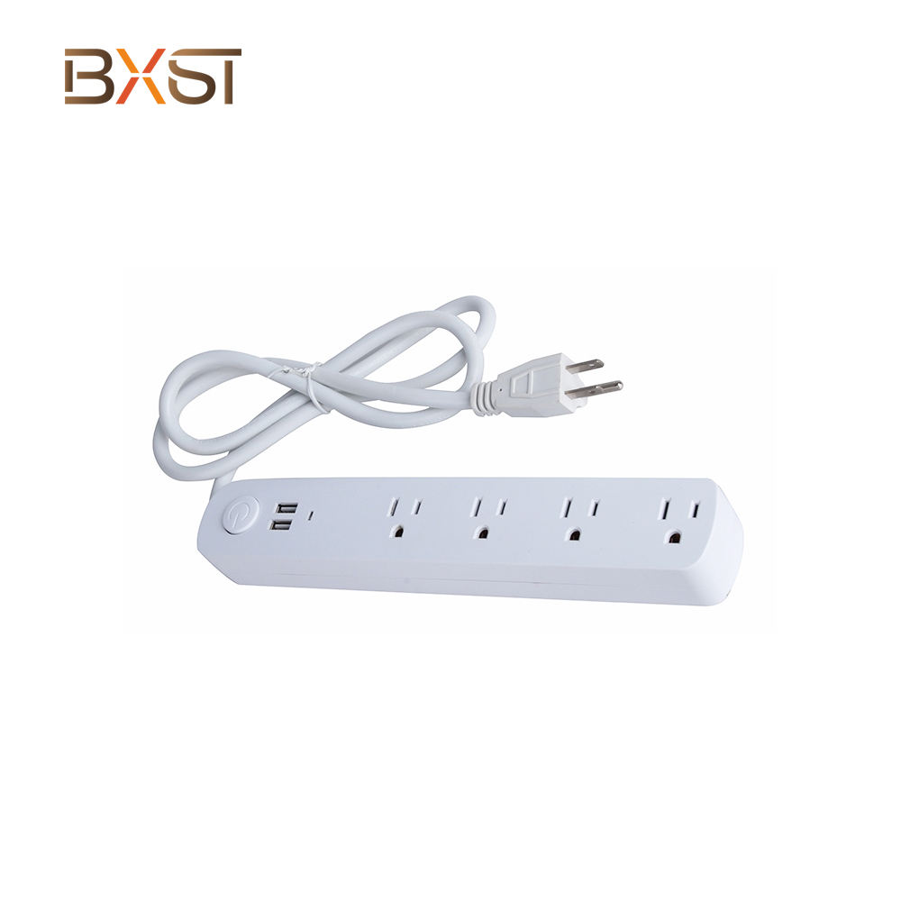 BXST Voltaje de seguridad Protector Strip Power Strip V096-US