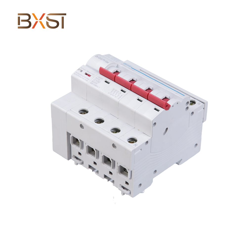 BXST DIN Rail sobre y debajo del protector de voltaje de cableado V006-100-3