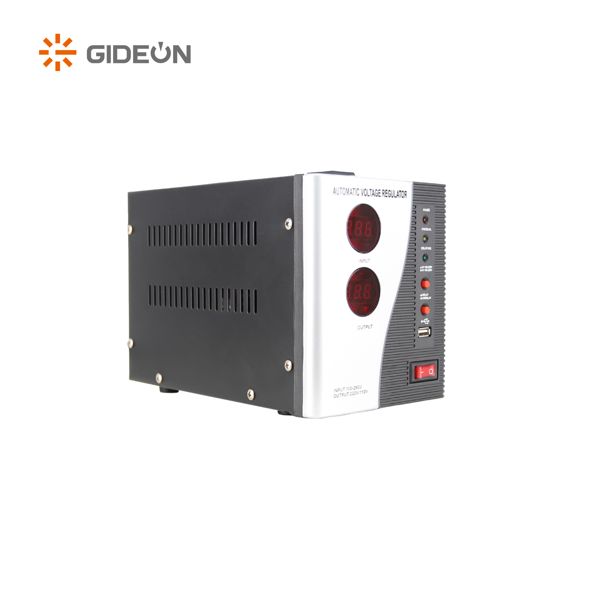 Estabilizador de voltaje digital GD-AVR26 500VA-5000VA con función de retraso ajustable para el aparato inicio
