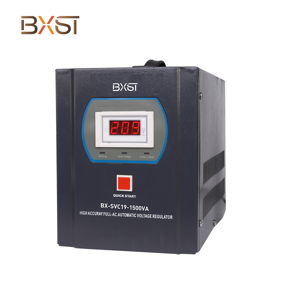 BXST Home 220V Regulador de voltaje montado en la pared Estabilizador SVC19-1500VA