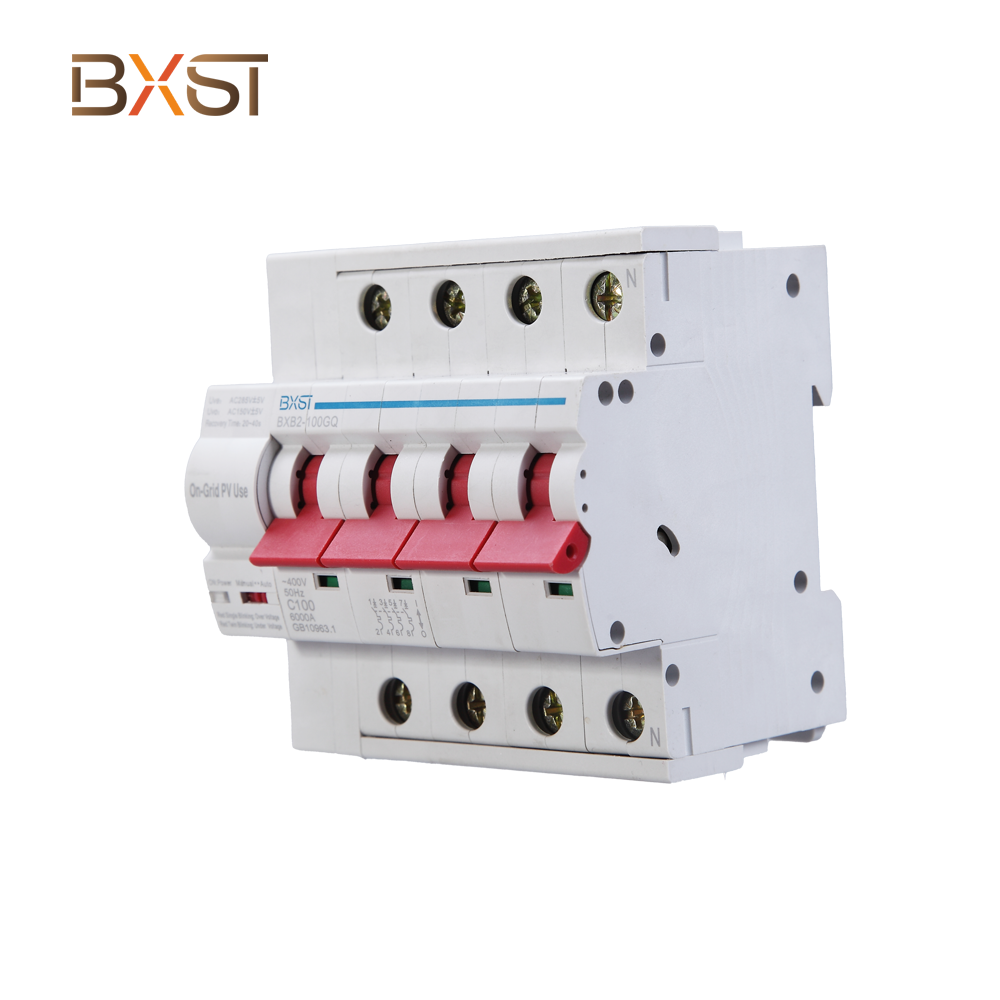 BXST DIN Rail sobre y debajo del protector de voltaje de cableado V006-100-3