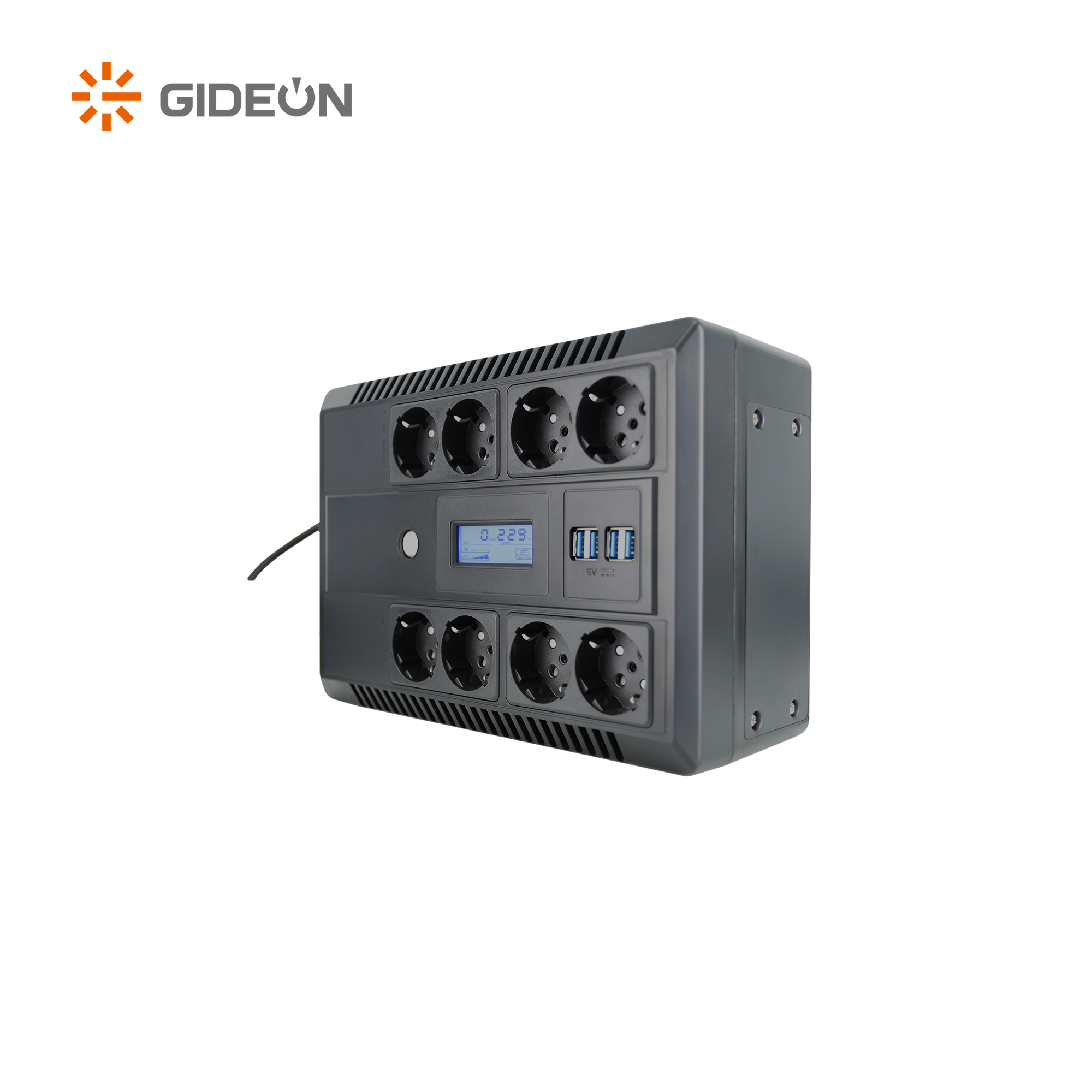 GD-UP01-G 450VA-1000VA AC UPS con pantalla LCD 