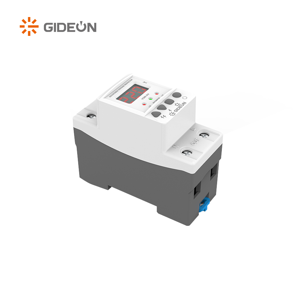 Protector de riel DIN ajustable GD-V589-DV con pantalla