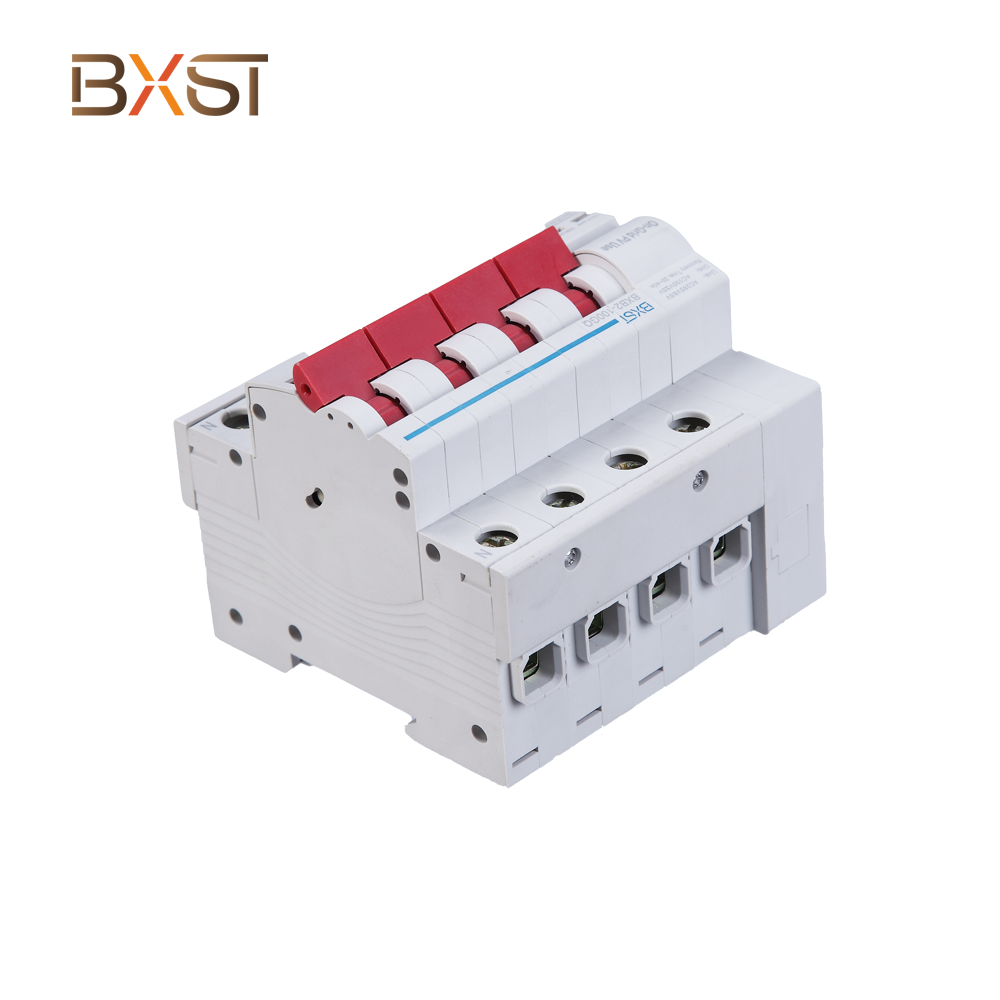 BXST DIN Rail sobre y debajo del protector de voltaje de cableado V006-100-3