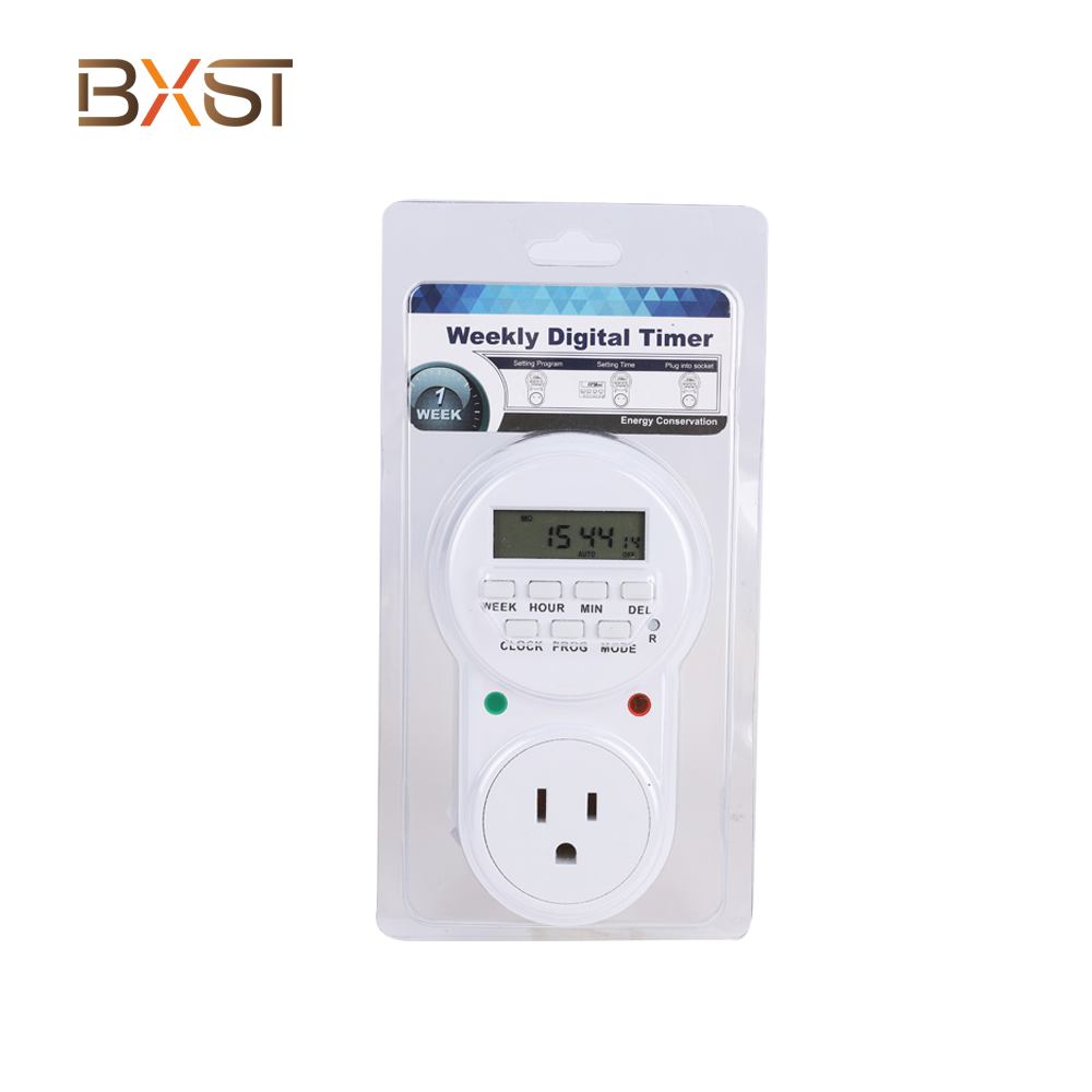 BXST Economical Smart Digital Programable Timer Plug T058-US