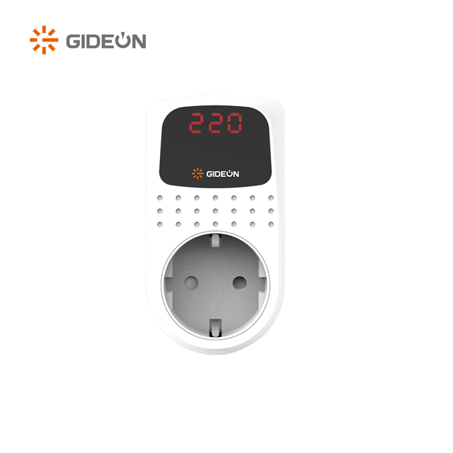 Protector de voltaje doméstico GD-V098-G con estándar alemán para el refrigerador de TV para uso del hogar