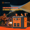 Banco de energía portátil GD-SS010 300W Generador solar para Camping Travel RV Companion