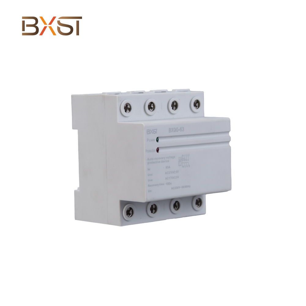 BXST DIN Rail 230V 63A Tensión 3 de fase Protector V002