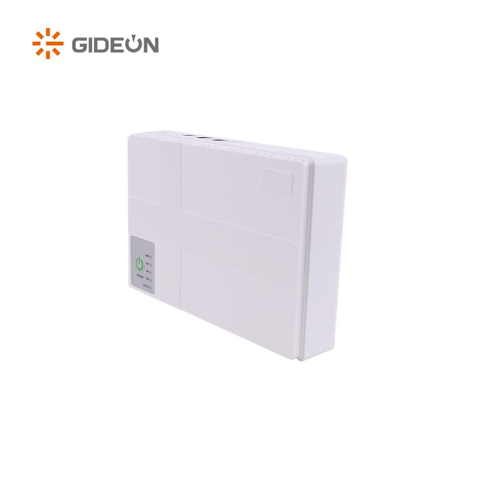 GD-DC002-DC1018P-LED 8800MAH/10400MAH MINI DC UPS con color blanco