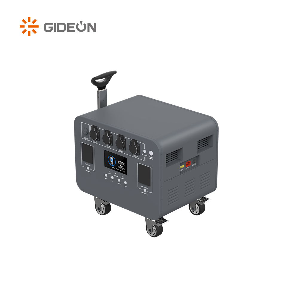 GD-SS026-5000W Fuente de alimentación de almacenamiento de energía portátil con puerto de salida del cargador de automóvil de entrada solar