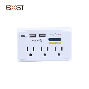 Protector de voltaje de zócalo eléctrico BXST para la pared V071-USB