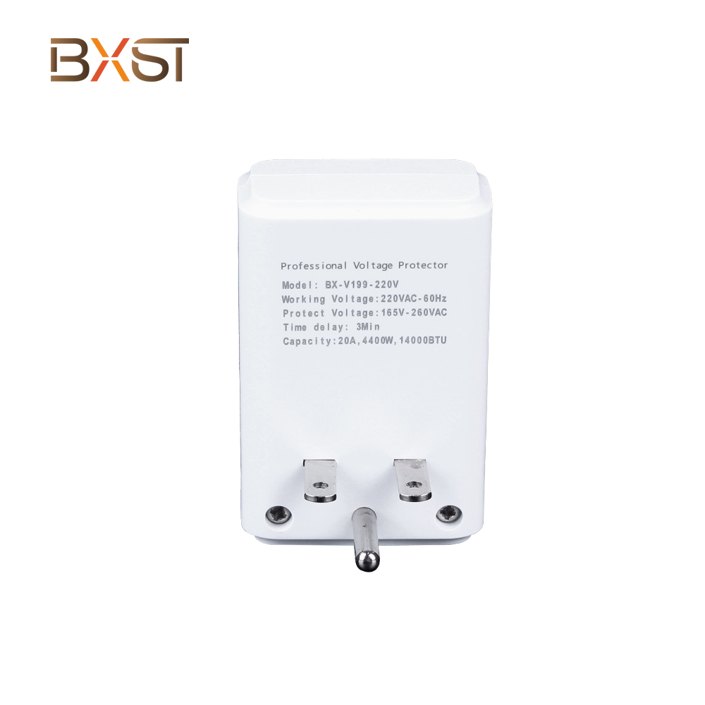 Protector de voltaje BXST con socket para inicio V199-220V