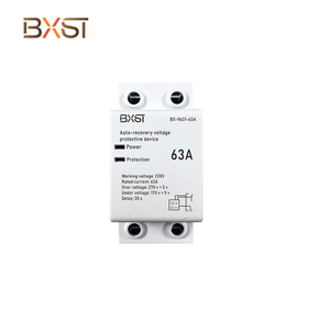 BXST DIN Rail 230V Inicio Home Voltaje 3 de fase Protector V631-63A