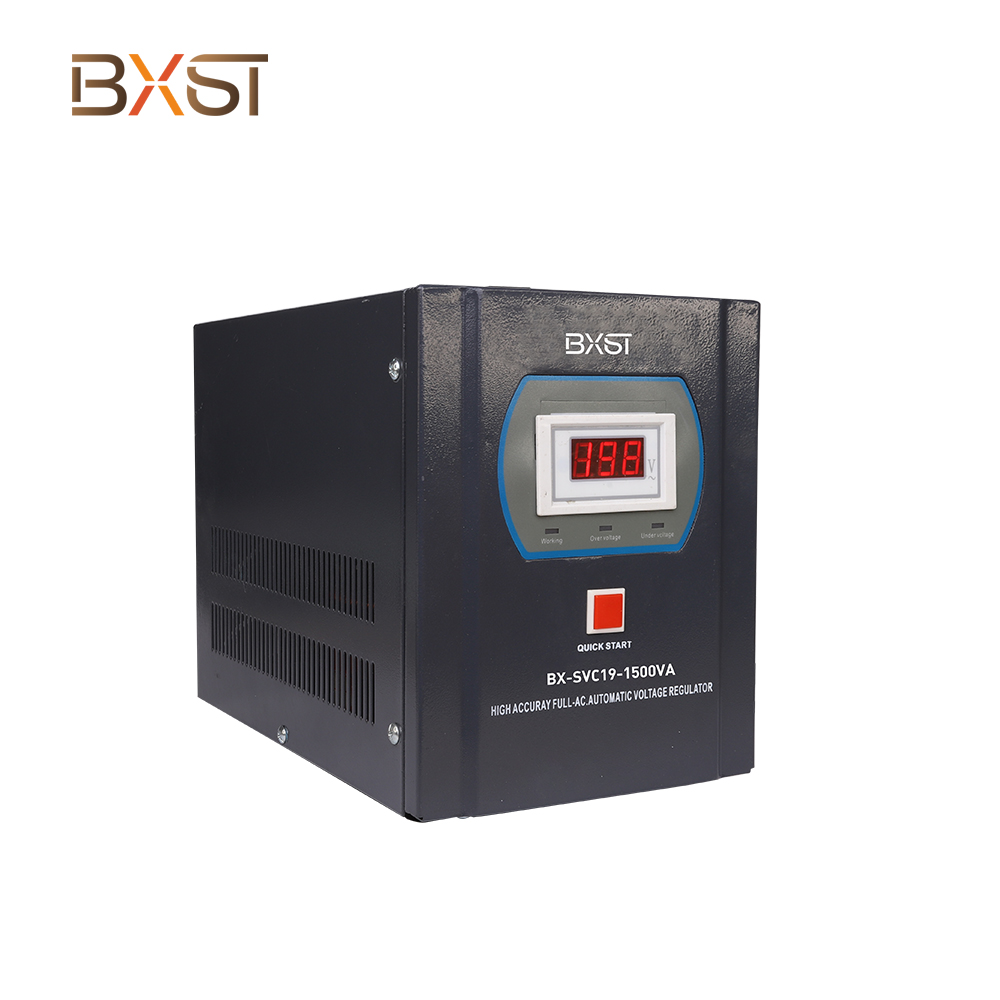 BXST Home 220V Regulador de voltaje montado en la pared Estabilizador SVC19-1500VA