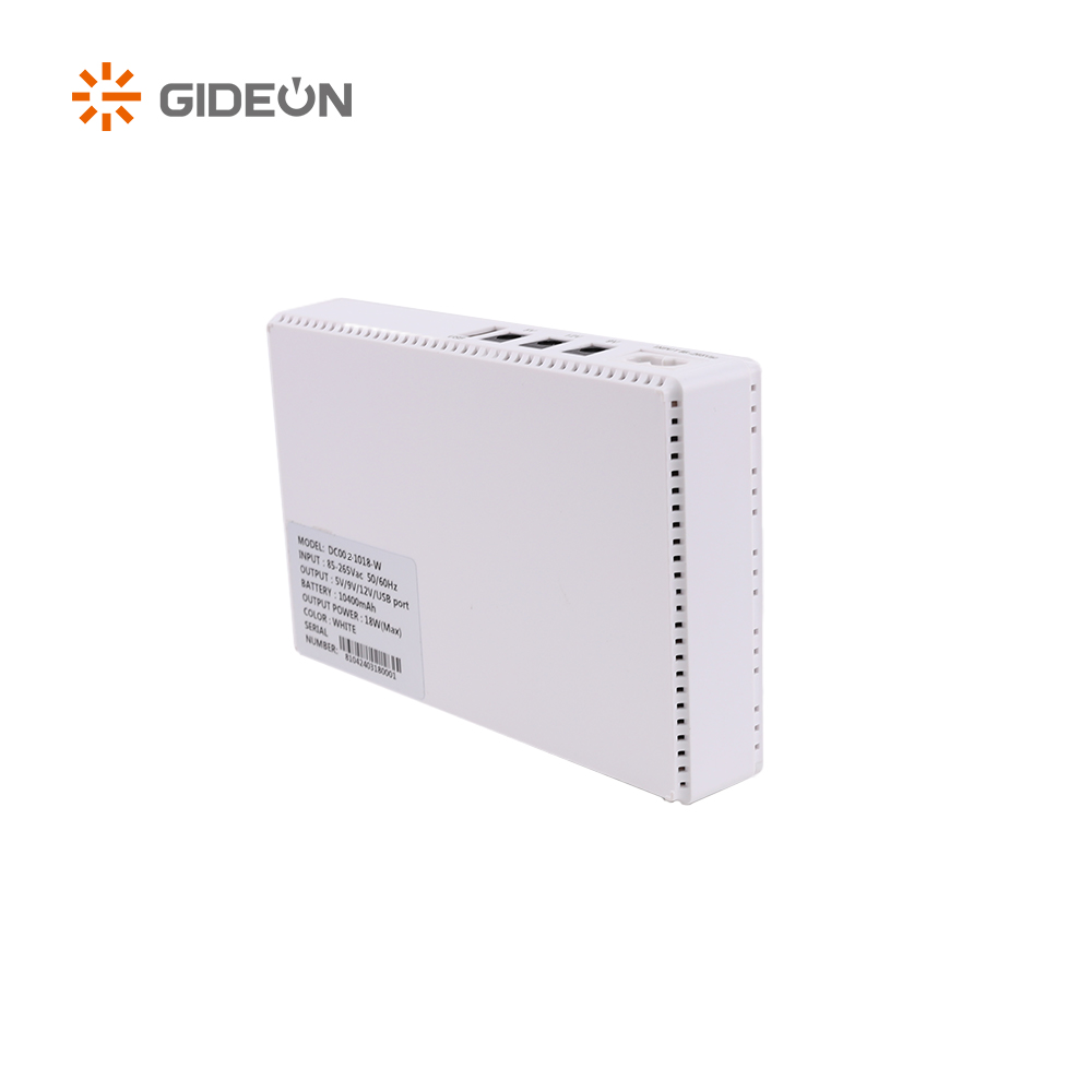 GD-DC002-DC1018P-LED 8800MAH/10400MAH MINI DC UPS con color blanco