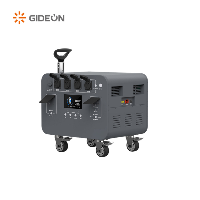 GD-SS026-5000W Fuente de alimentación de almacenamiento de energía portátil con puerto de salida del cargador de automóvil de entrada solar