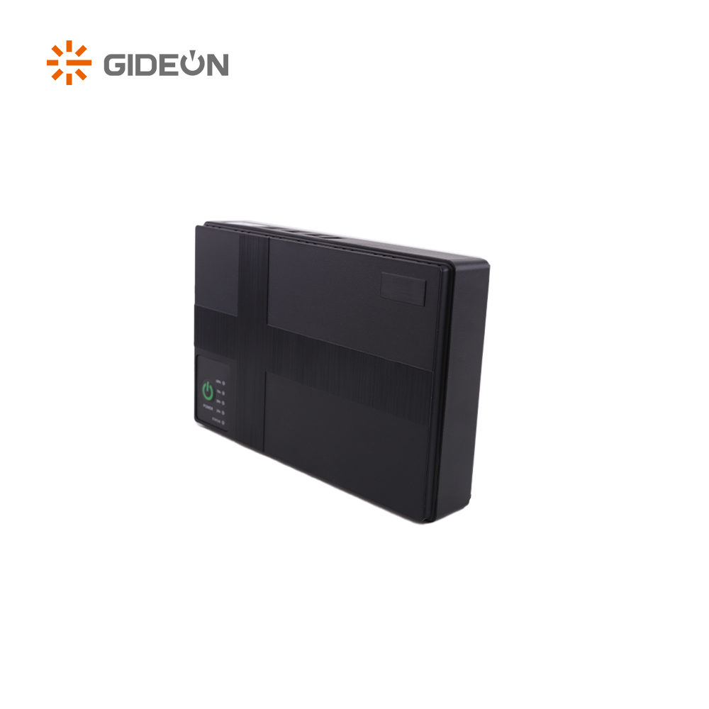 Banco de energía ininterrumpible de CC con batería de iones de litio GD-DC002 para monitorear el enrutador WIFI