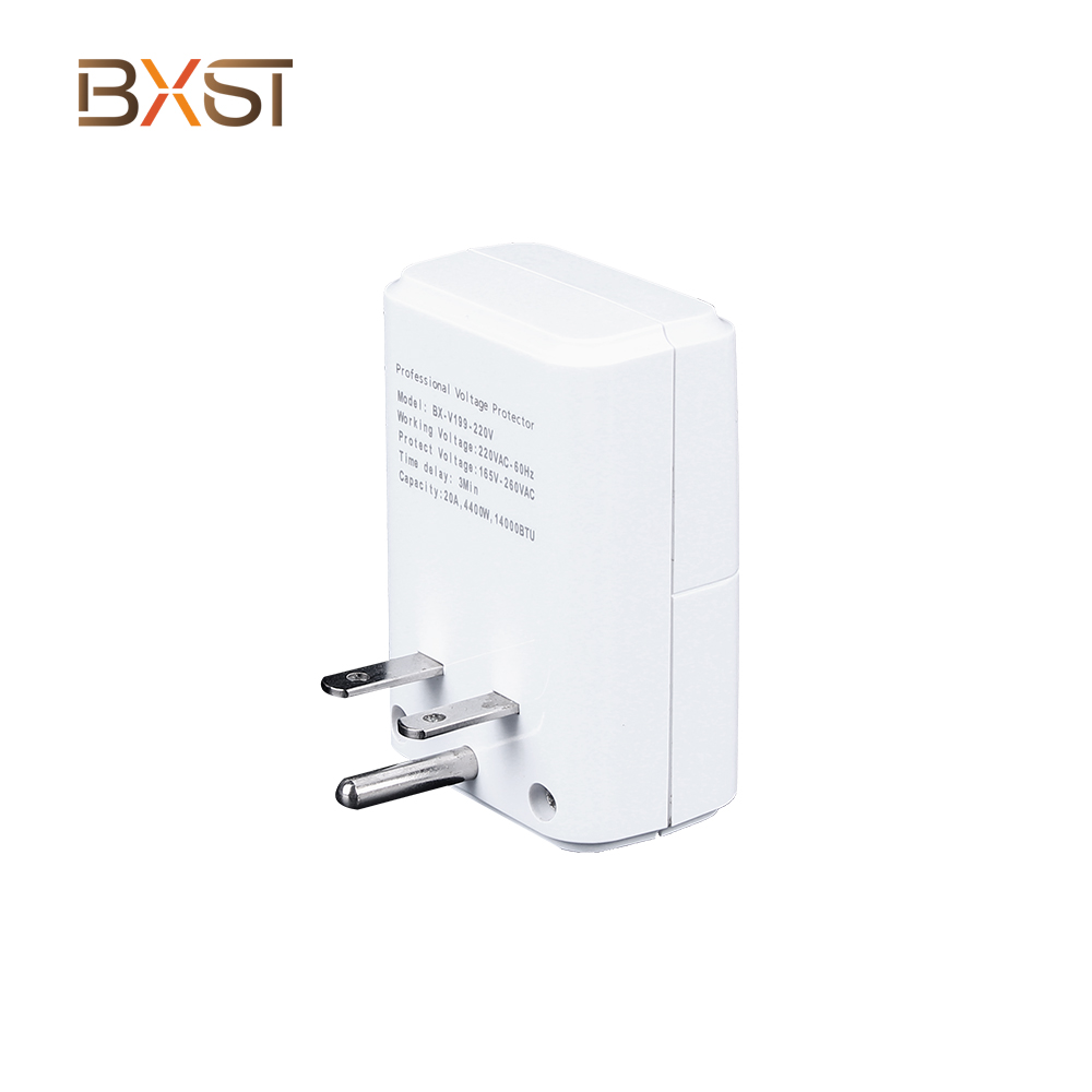 Protector de voltaje BXST con socket para inicio V199-220V