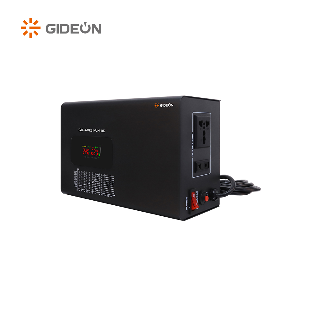 500VA-1500VA AVR31 Estabilizador de pared automático AC AC para el hogar con pantalla digital