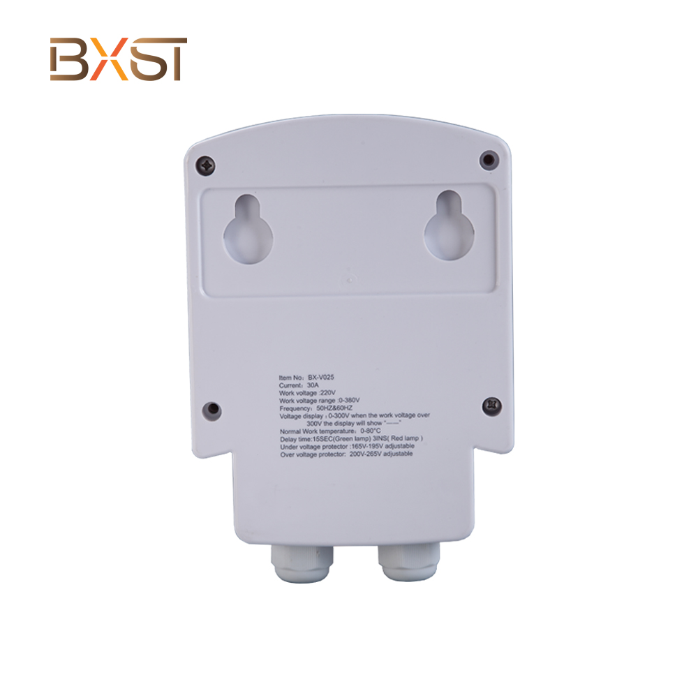 Protector de voltaje de refrigerador 3 fase BXST 30A AVS para TV V025-30A 