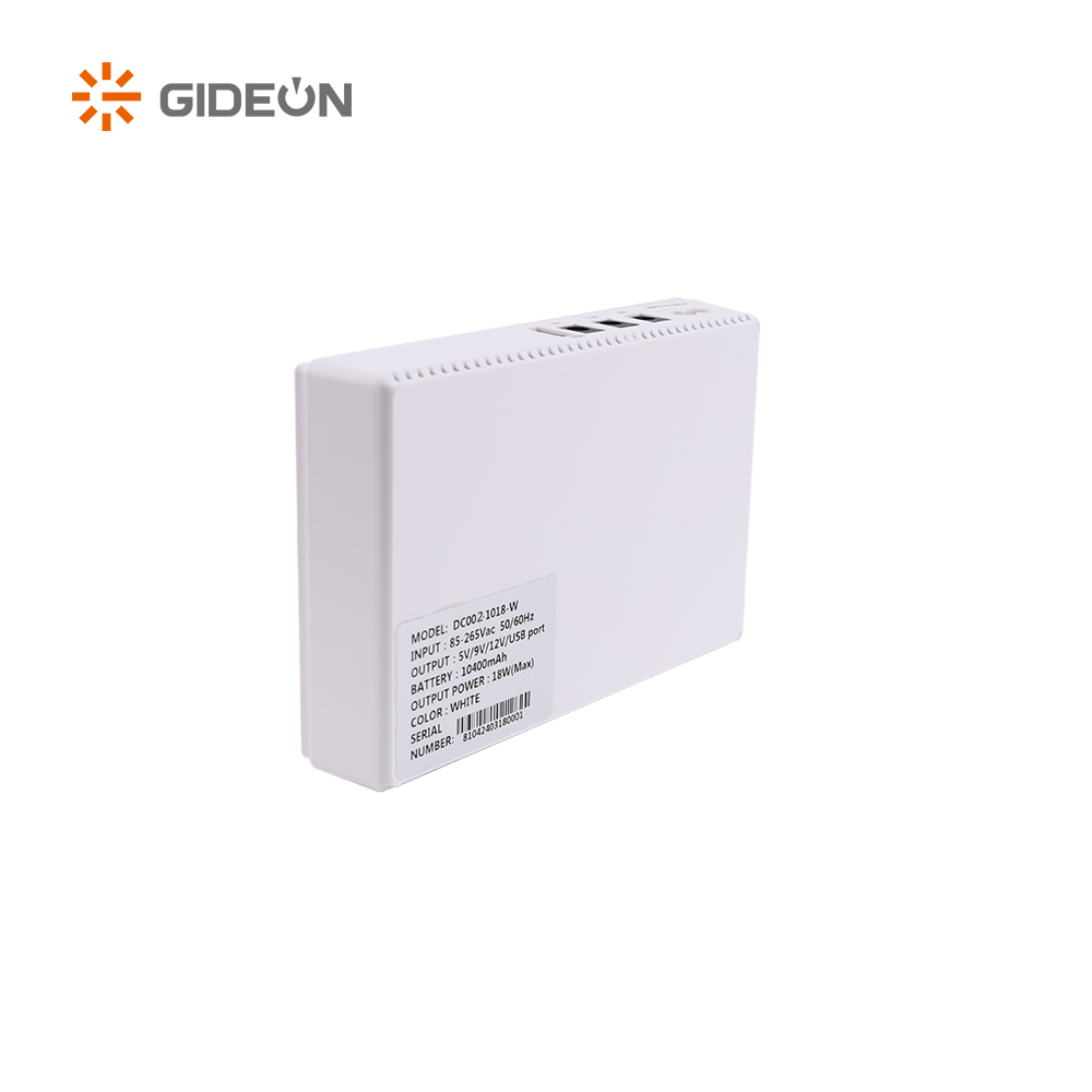 GD-DC002-DC1018P-LED 8800MAH/10400MAH MINI DC UPS con color blanco
