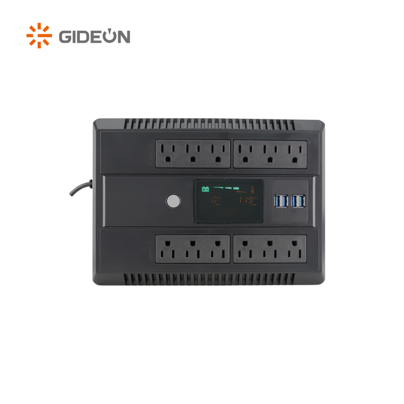 GD-UP01 US Enchip AC Fuente de alimentación ininterrumpida con pantalla LEM 
