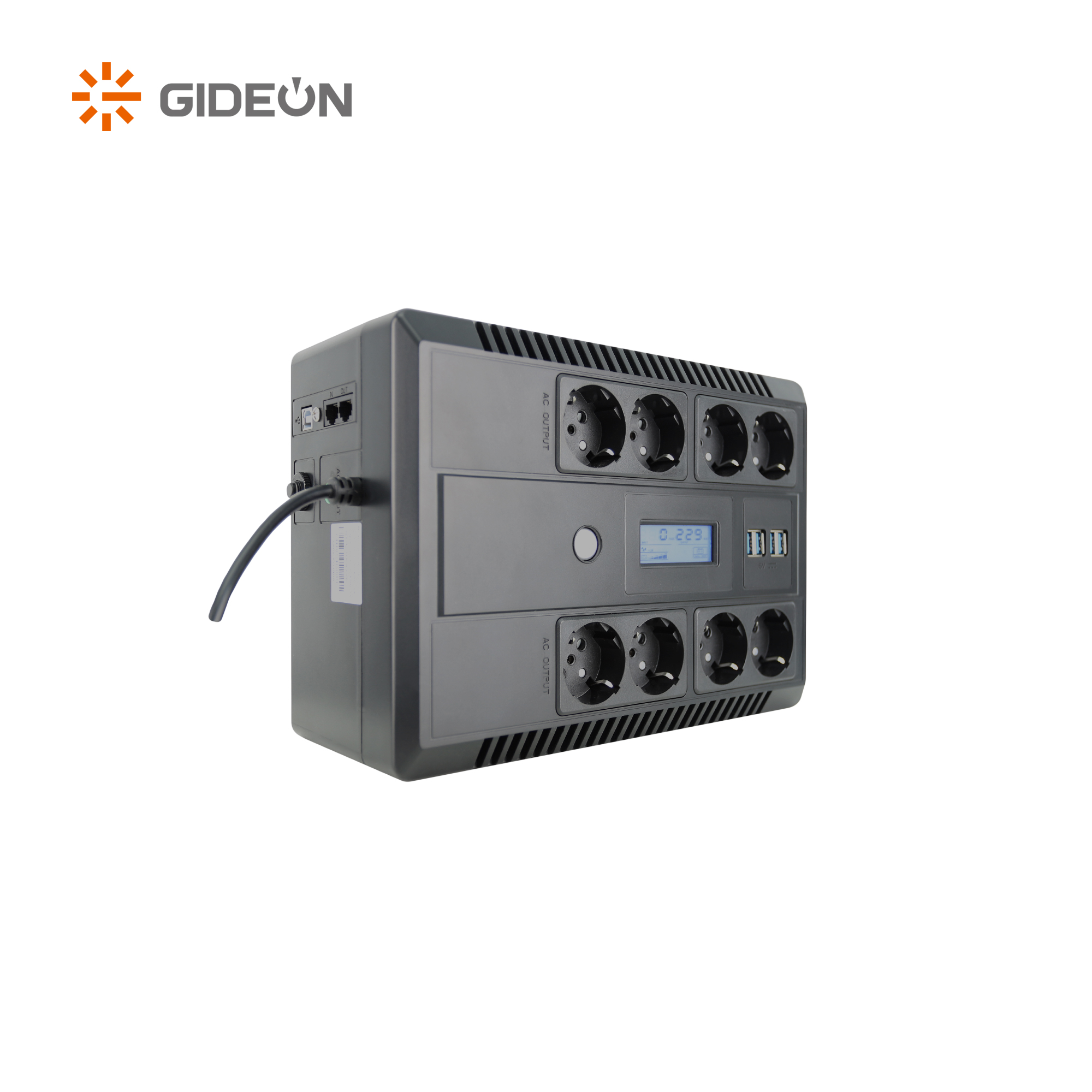 GD-UP01-G 450VA-1000VA AC UPS con pantalla LCD 