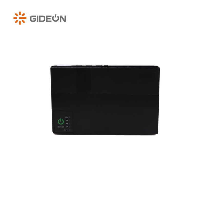 Banco de energía ininterrumpible de CC con batería de iones de litio GD-DC002 para monitorear el enrutador WIFI