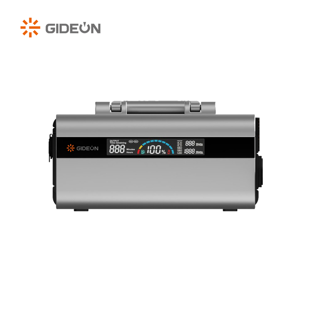 Fuente de alimentación de almacenamiento de energía de emergencia de onda sinusoidal pura GD-SS015 para acampar