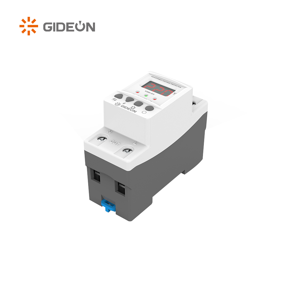 Protector de riel DIN ajustable GD-V589-DV con pantalla