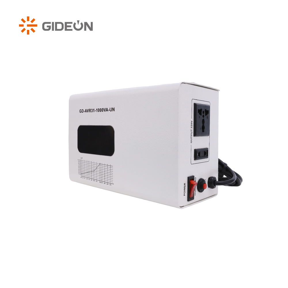 Estabilizador de voltaje de enchufe universal automático GD-AVR31-UN 1000VA con protección completa