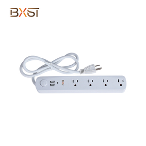 BXST Voltaje de seguridad Protector Strip Power Strip V096-US