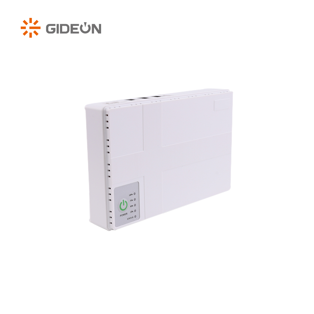 GD-DC002-DC1018P-LED 8800MAH/10400MAH MINI DC UPS con color blanco