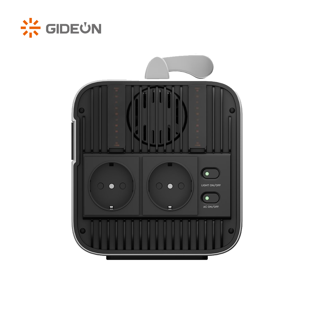 Fuente de alimentación de almacenamiento de energía de emergencia de onda sinusoidal pura GD-SS015 para acampar