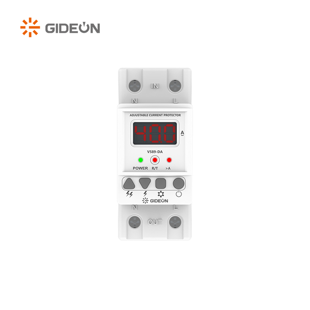 GD-V589-DA-40A DIN Voltaje de riel Circuito Protector de limitador de circuito para el hogar
